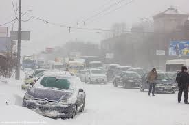 Снегопад в Киеве 22-23 марта