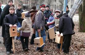 Скворечники в Киеве